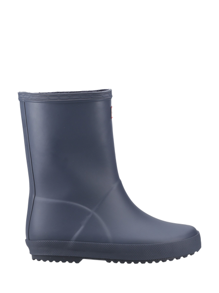 Hunter Kids' First Classic Wellington Boots, Bright Pink, Navy