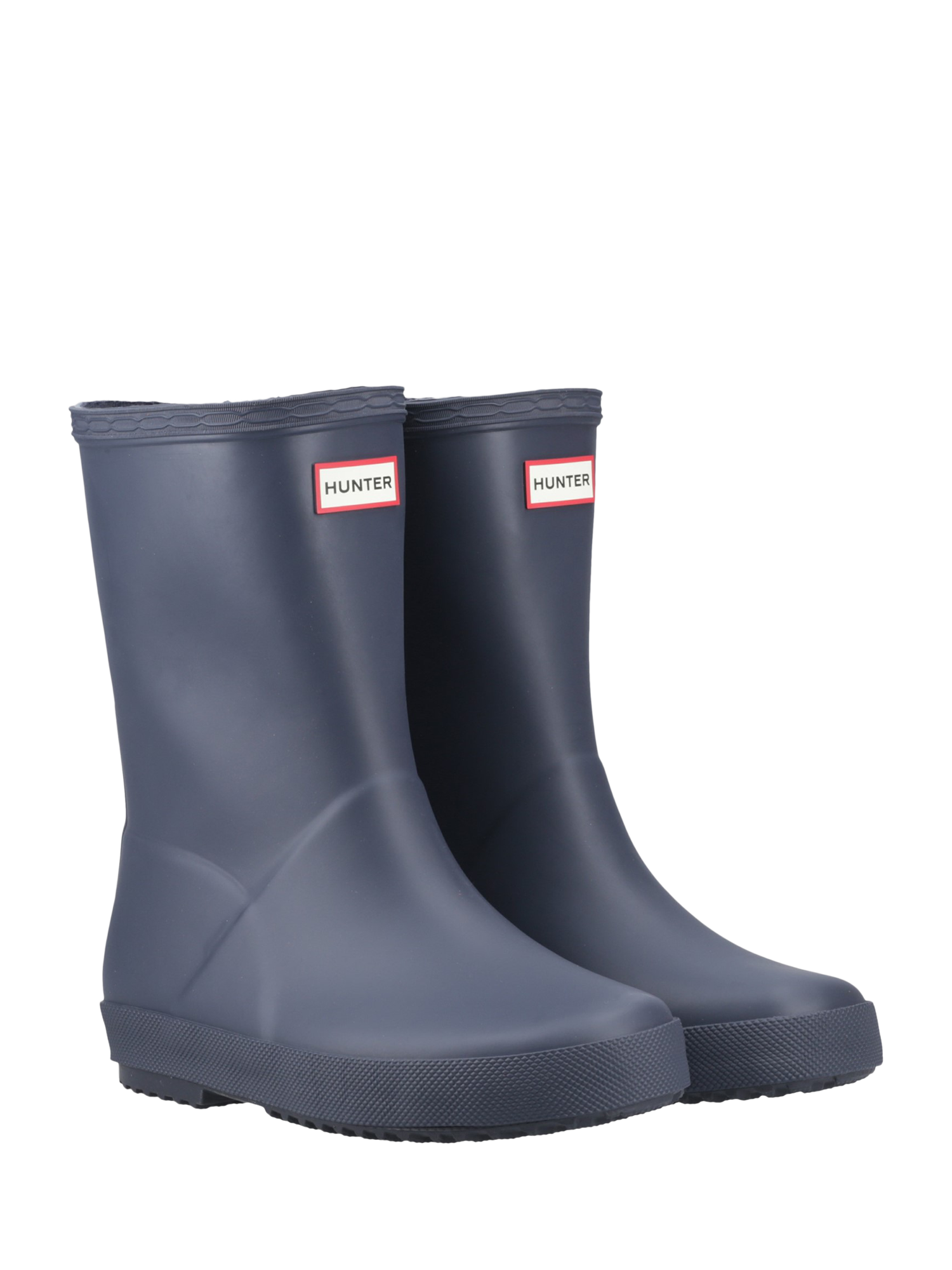 Product image 2 of 4, which shows Hunter Kids' First Classic Rubber Rain Wellington Boots, Navy, 4 Jnr