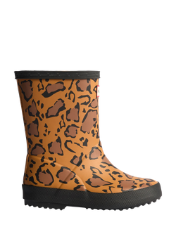 Hunter Kids' Original First Wellington Boots, Rich Tan/Saddle/Black