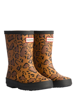 Hunter Kids' Original First Wellington Boots - view 2, Rich Tan/Saddle/Black