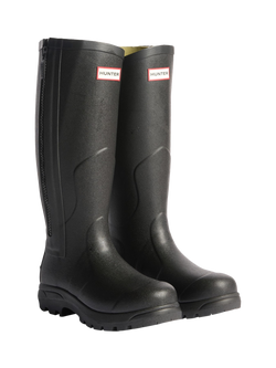 Hunter Balmoral Full-Zip Wellington Boots, Black - view 2, Black