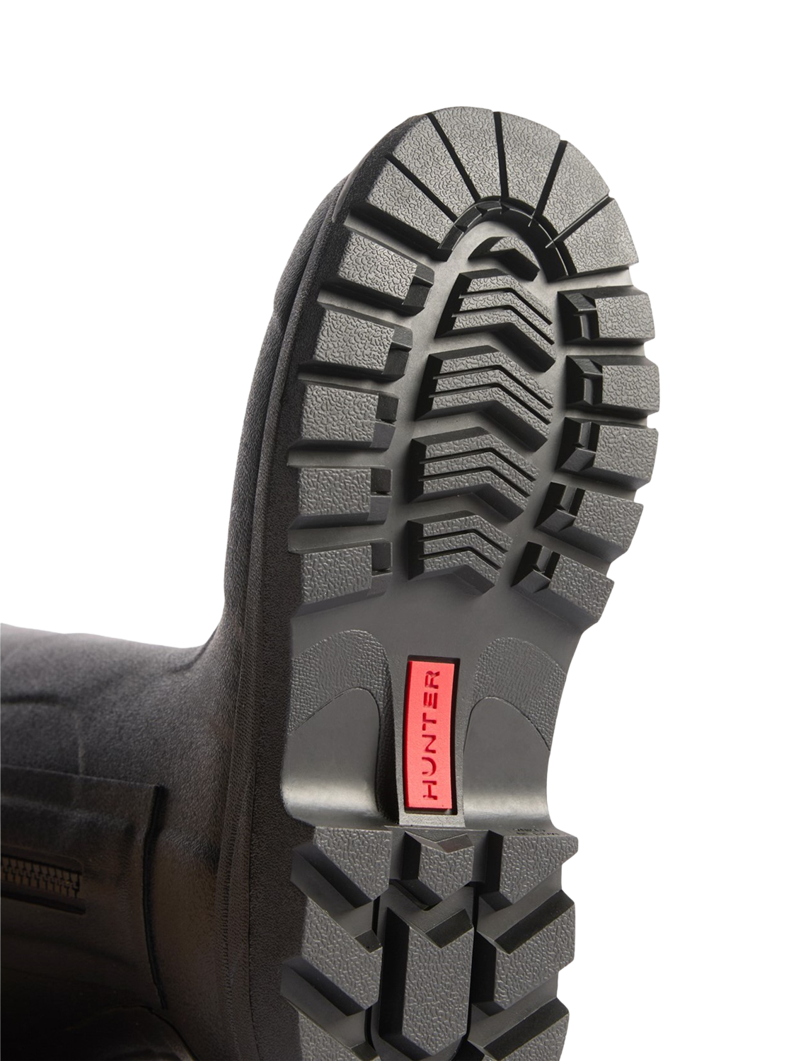 Product image 4 of 4, which shows Hunter Balmoral Full-Zip Wellington Boots, Black, 8