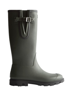 Hunter Downpour Field Adjustable Tall Wellington Boots, Olive