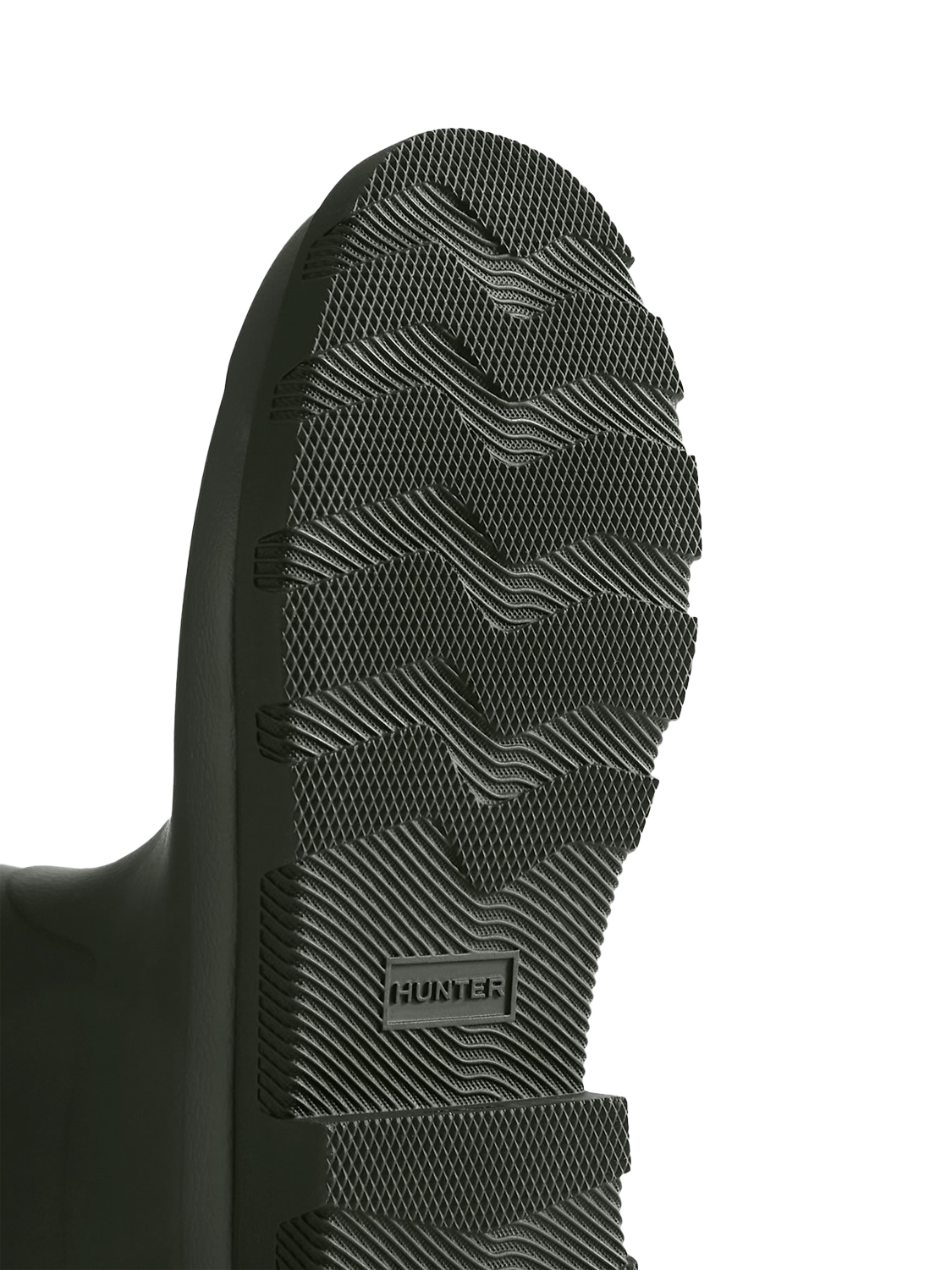 Product image 4 of 4, which shows Hunter Downpour Field Adjustable Tall Wellington Boots, Olive, 8