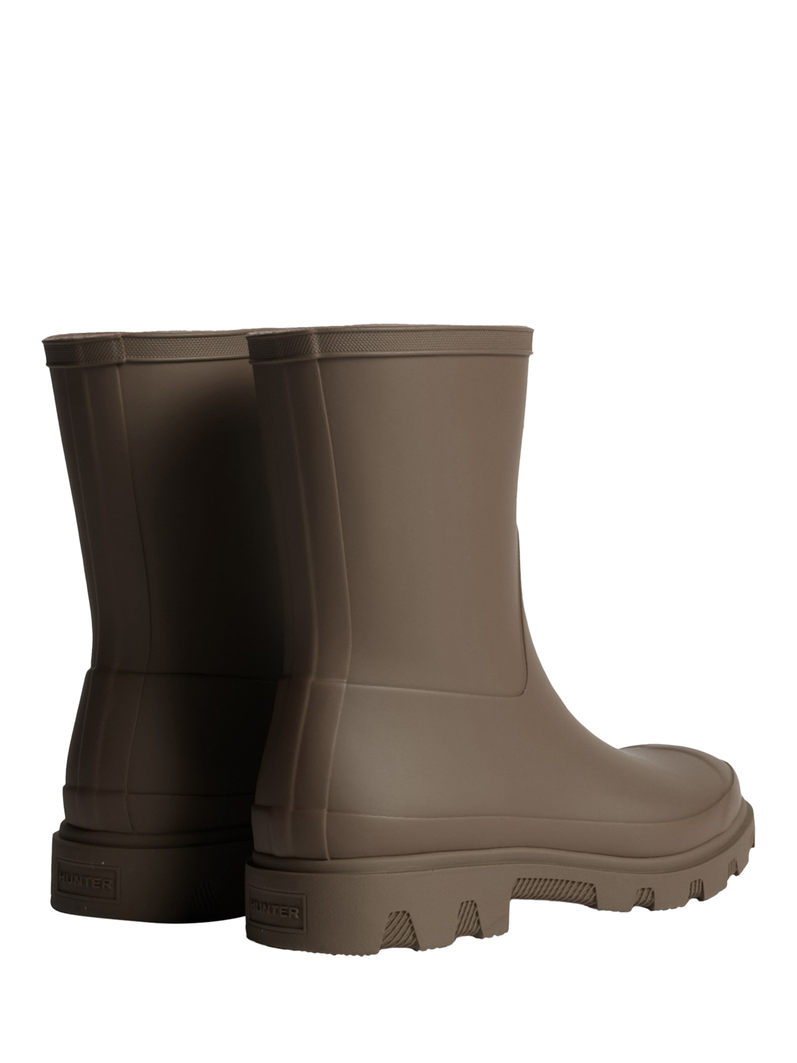 Product image 3 of 3, which shows Hunter Downpour Short Wellington Boots, Chocolate, 8
