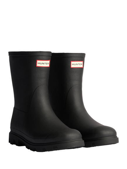 Hunter Downpour Short Wellington Boots - view 2, Black