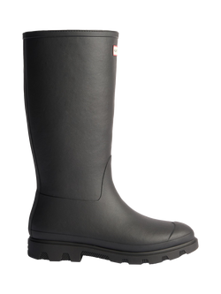 Hunter Downpour Tall Insulated Wellington Boots, Black