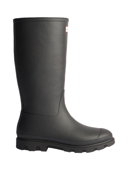 Hunter Downpour Tall Insulated Wellington Boots, Black