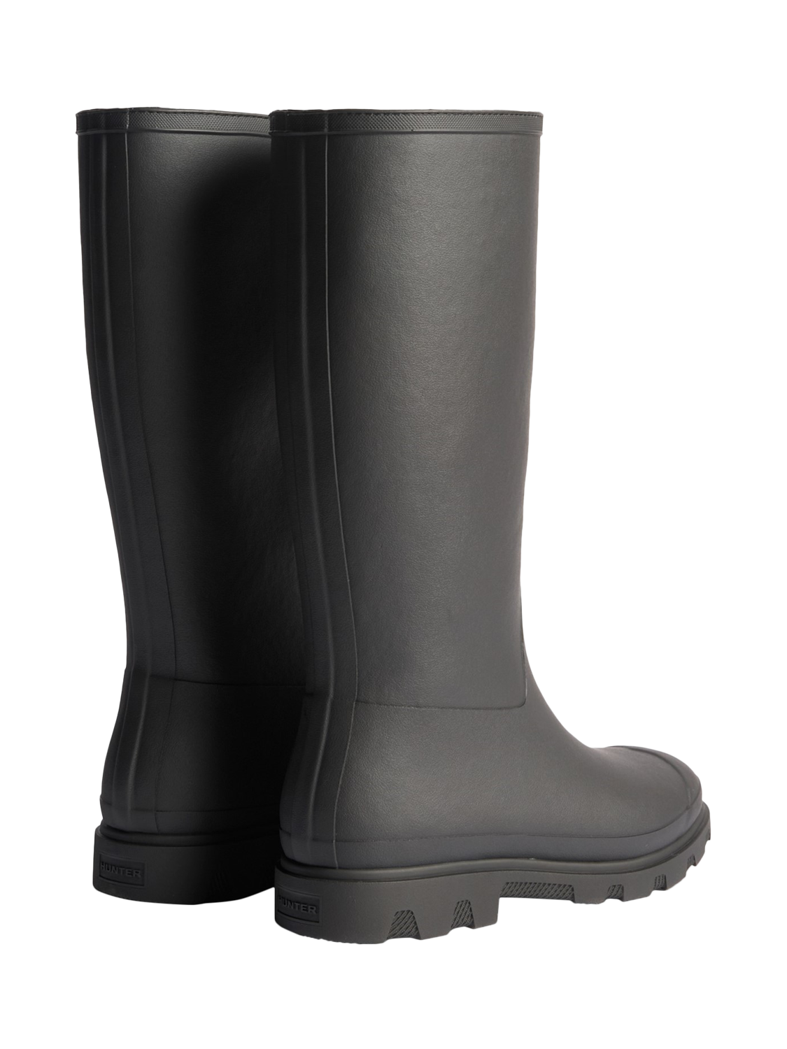 Product image 3 of 4, which shows Hunter Downpour Tall Insulated Wellington Boots, Black, 8