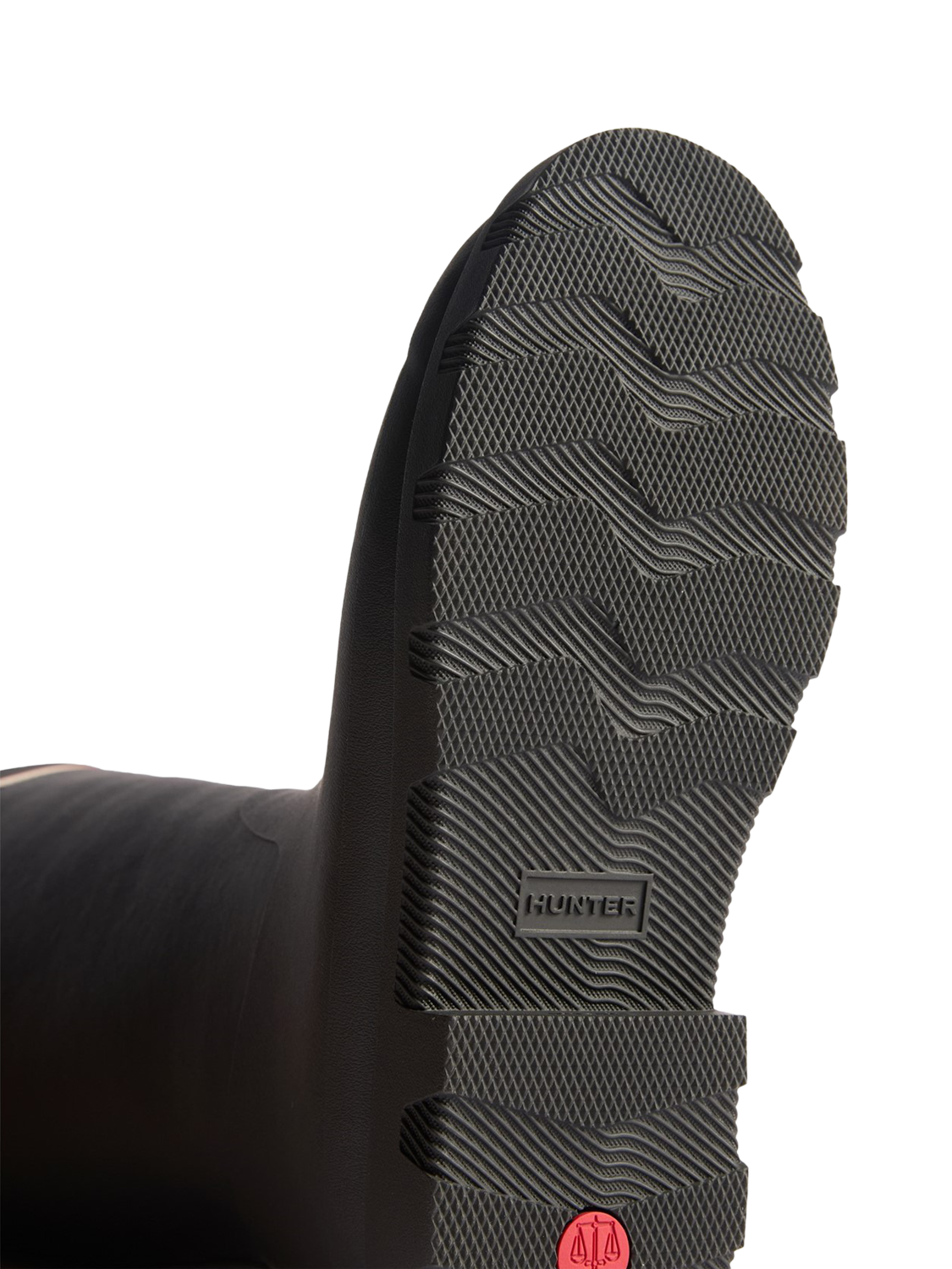 Product image 4 of 4, which shows Hunter Downpour Tall Insulated Wellington Boots, Black, 8