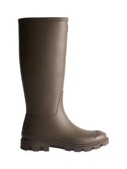 Hunter Downpour Tall Insulated Wellington Boots, Chocolate