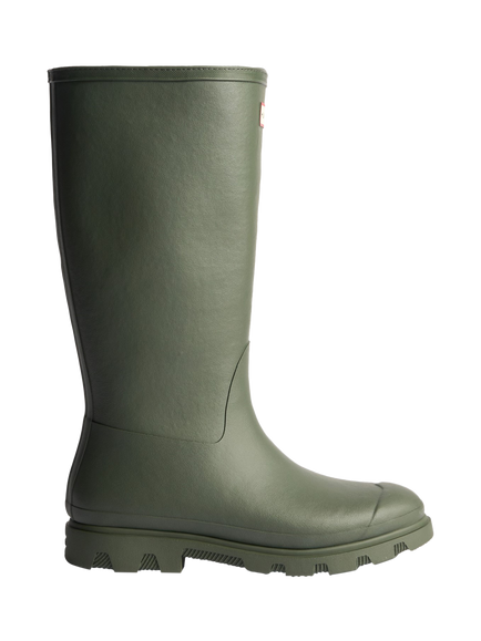 Hunter Downpour Tall Insulated Wellington Boots, Olive, Olive