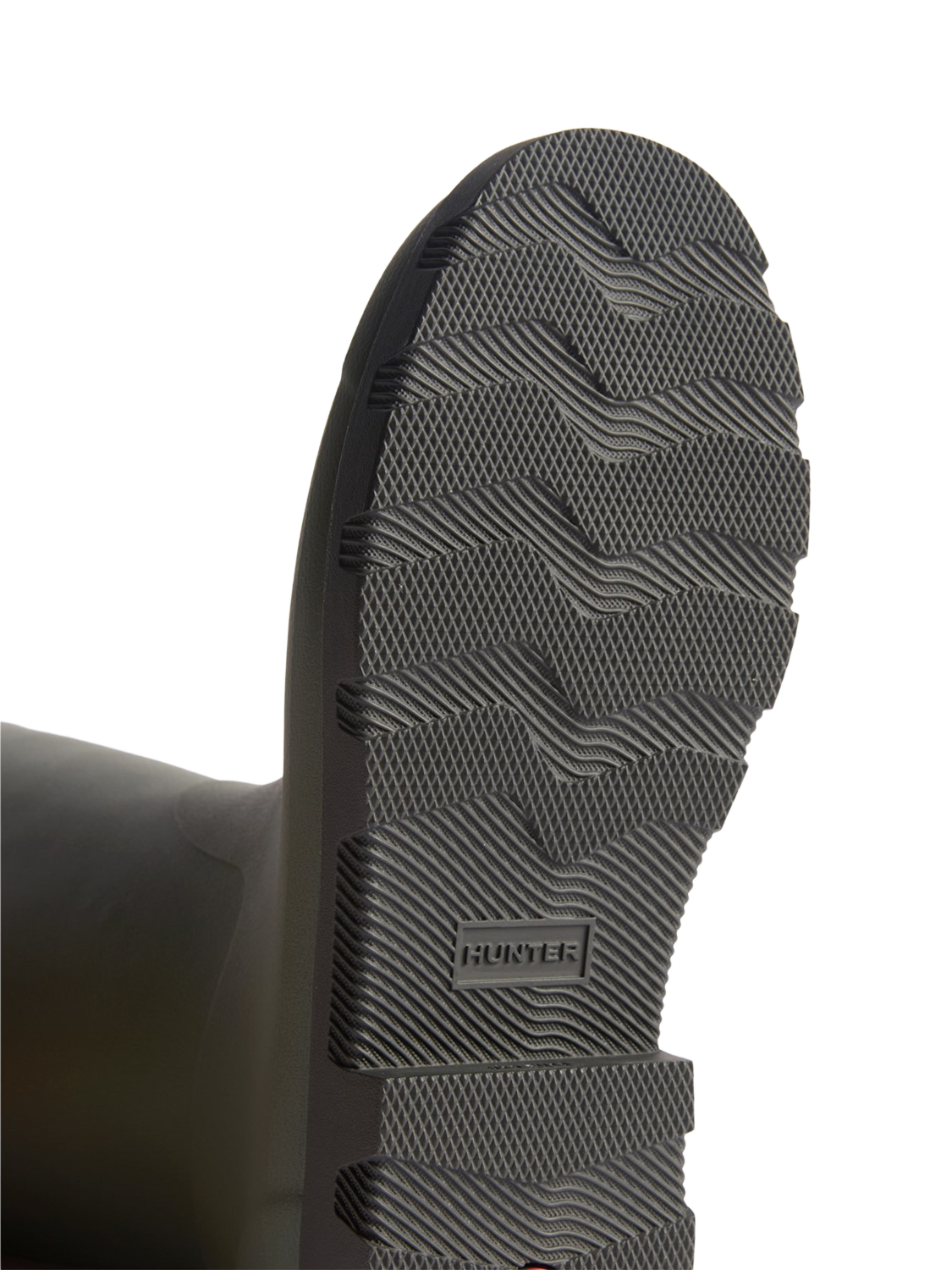 Product image 4 of 4, which shows Hunter Downpour Side Adjustable Wellington Boots, Olive, 8