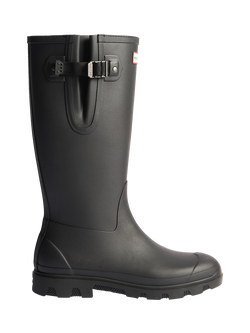 Hunter Downpour Side Adjustable Wellington Boots, Black