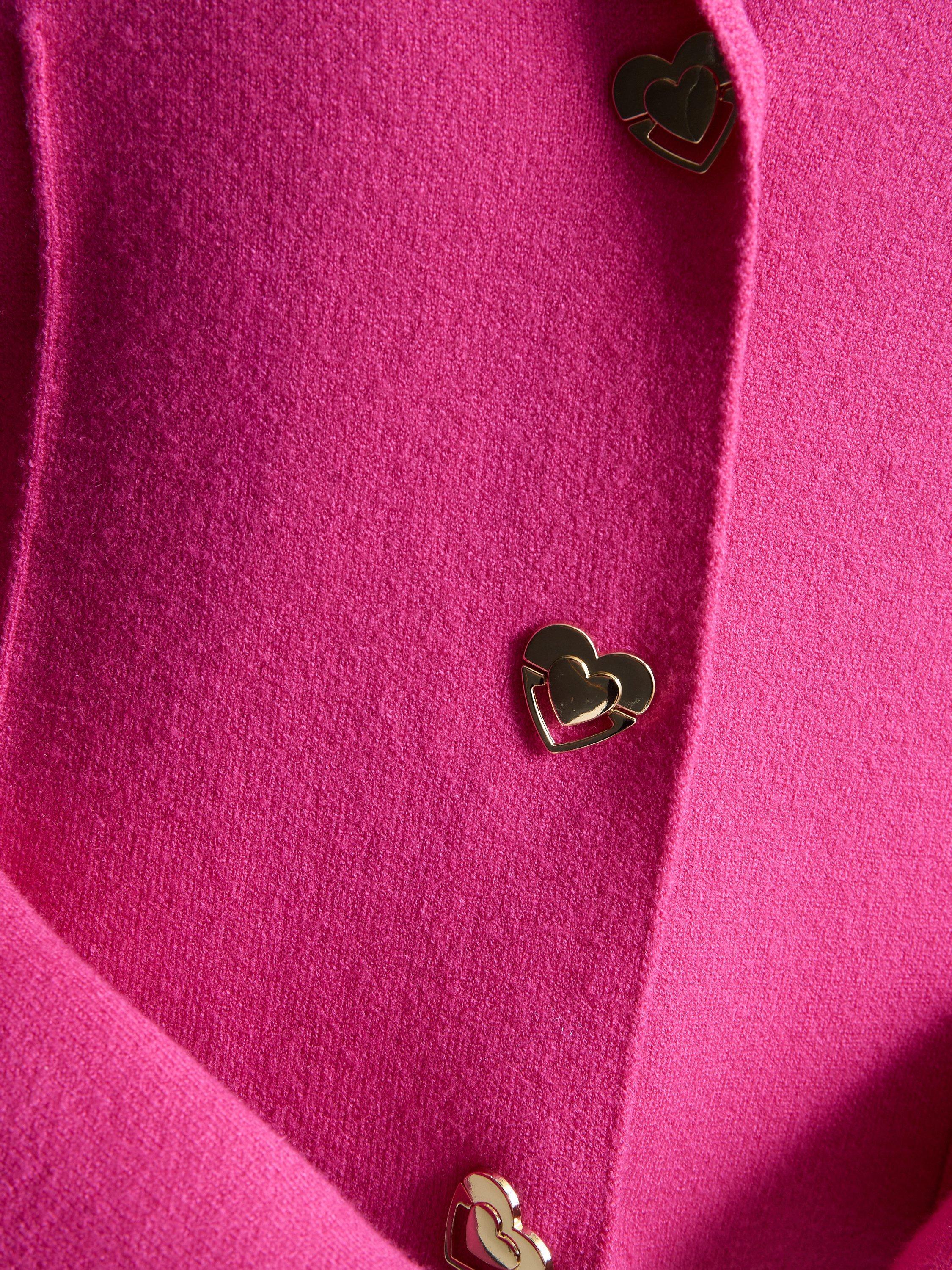 Product image 5 of 7, which shows Gina Bacconi Alyona Jacket, Fuchsia, S