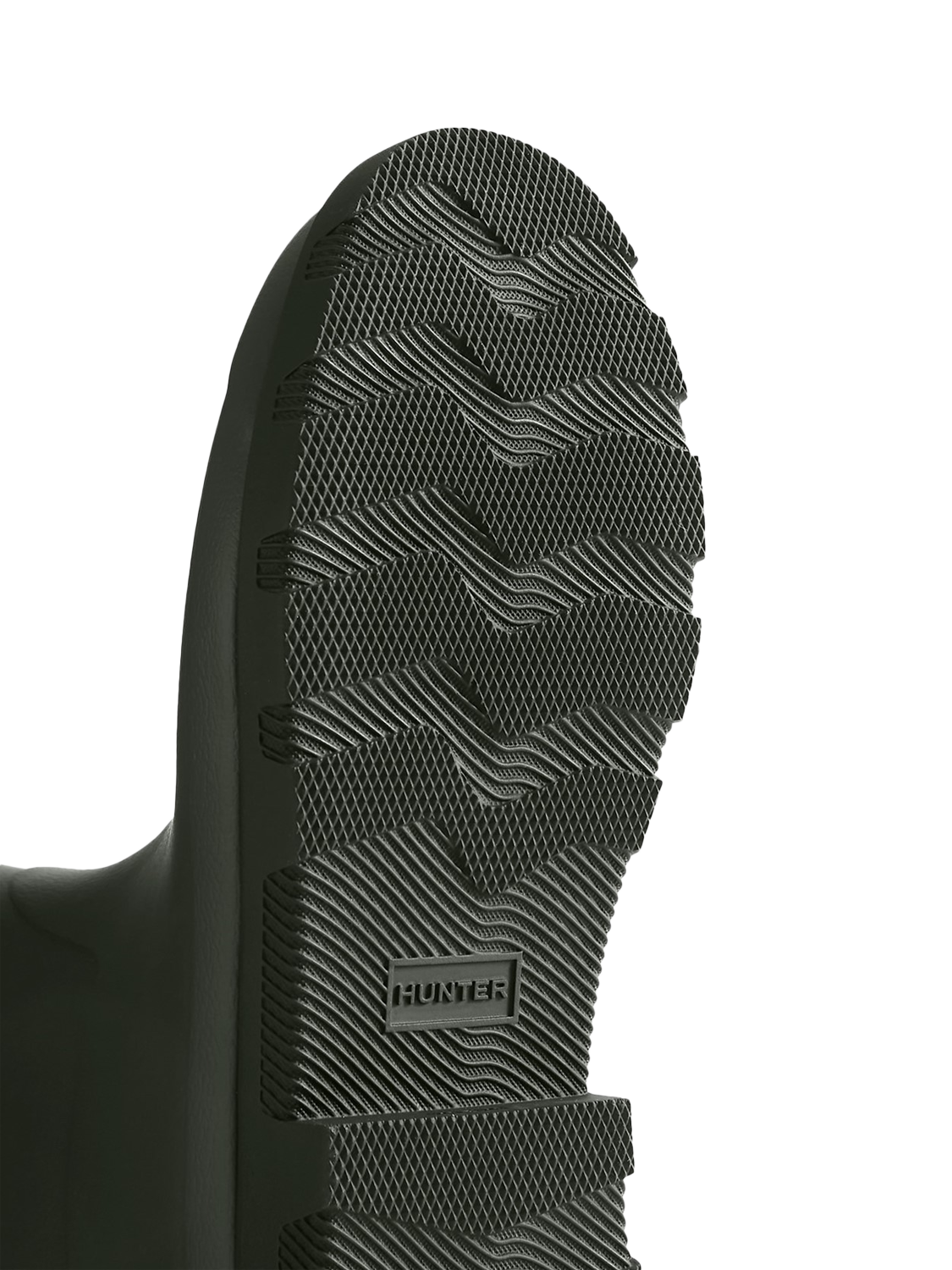 Product image 4 of 4, which shows Hunter Downpour Field Adjustable Tall Boots, Dark Olive/Black, 4