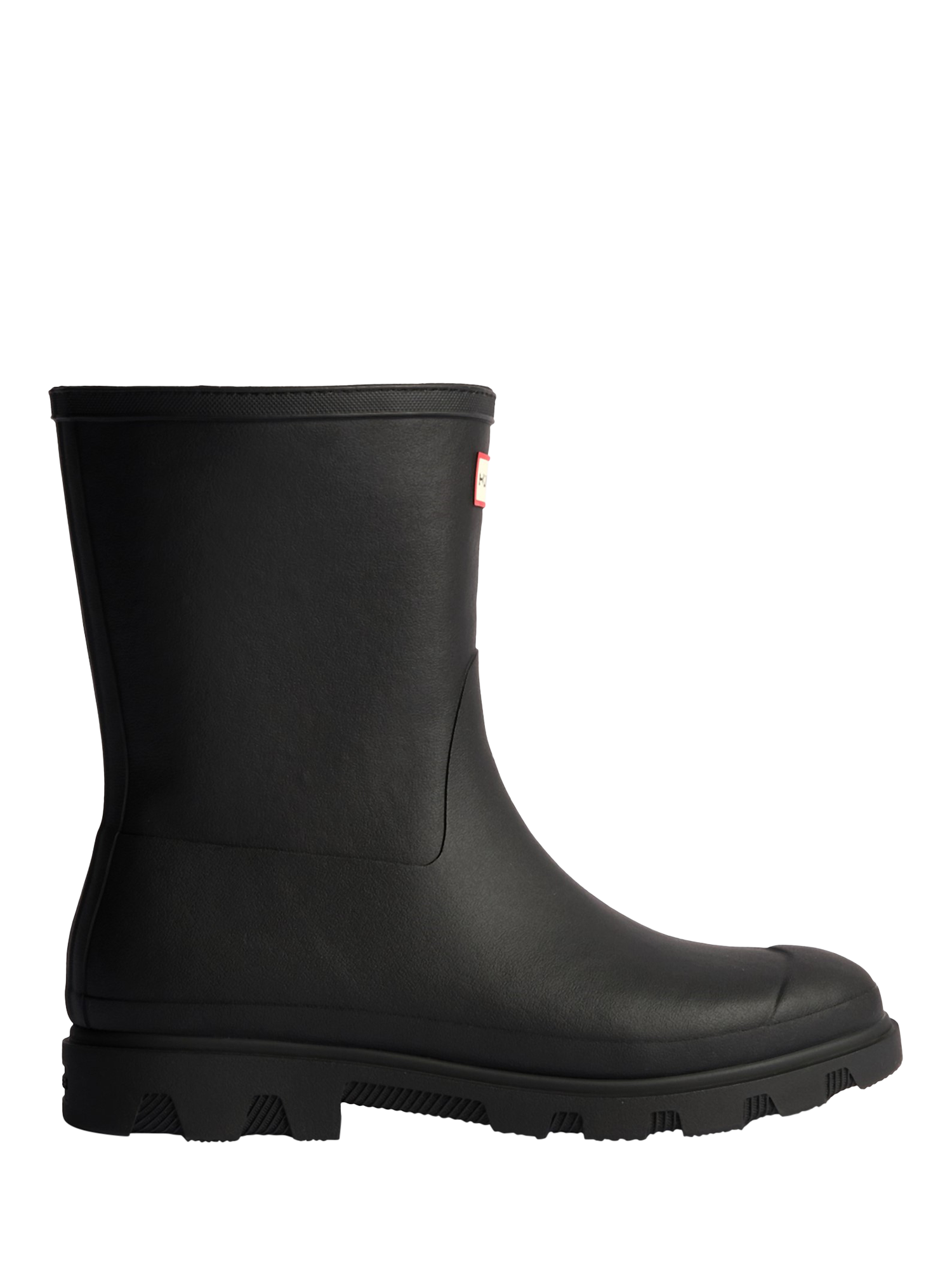 Product image 1 of 4, which shows Hunter Downpour Short Wellington Boots, Black, 4
