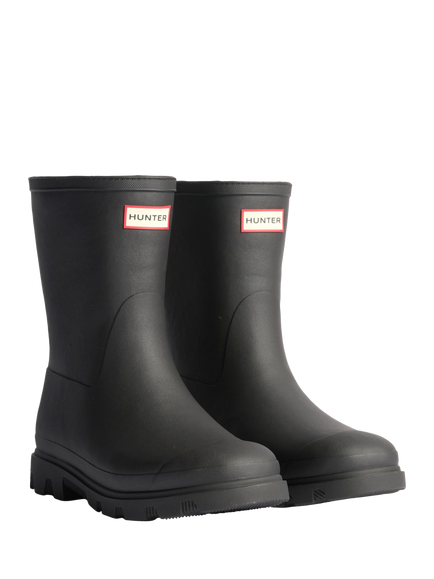 Hunter Downpour Short Wellington Boots - view 2, Black