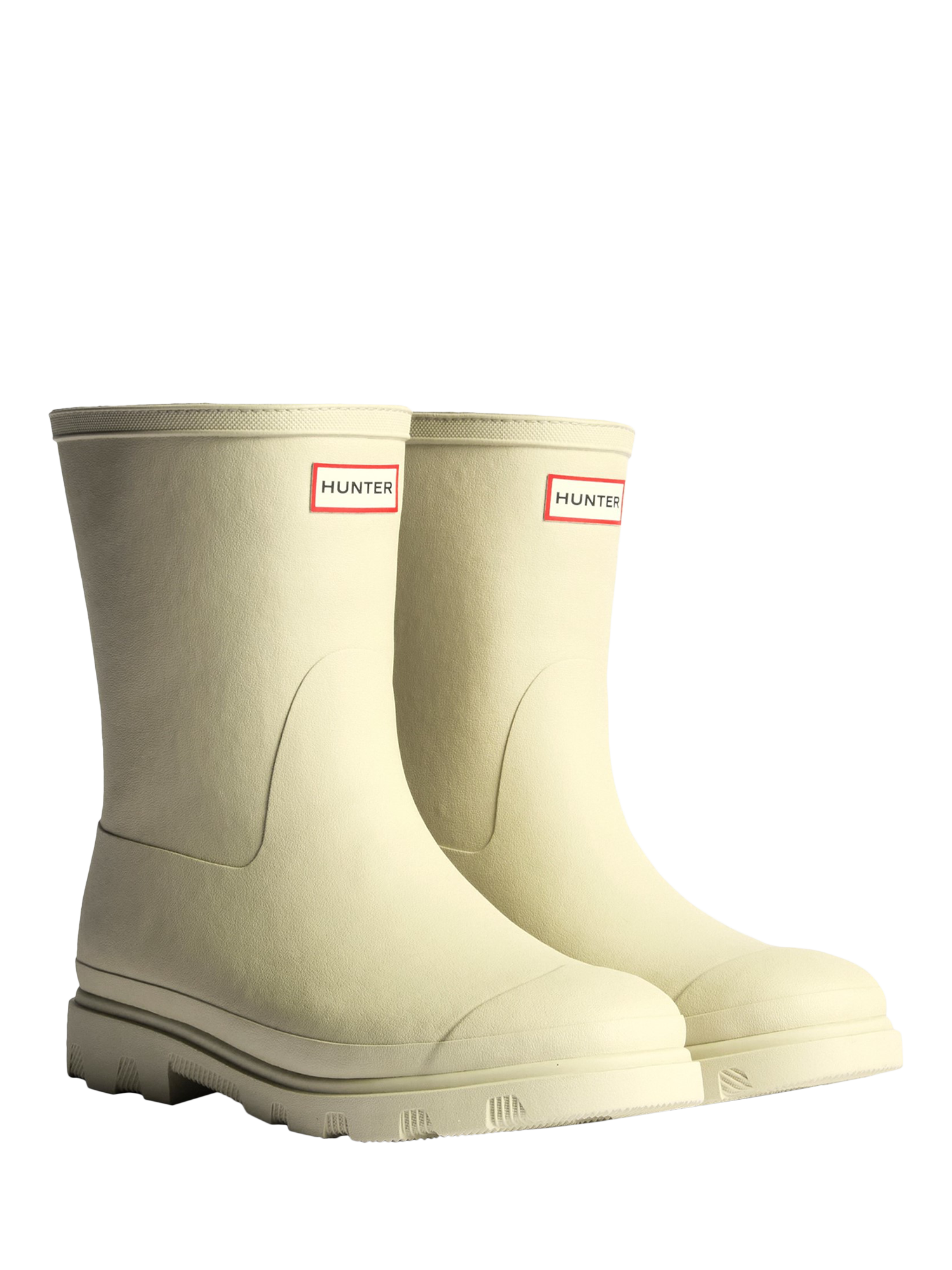 Product image 2 of 4, which shows Hunter Downpour Short Wellington Boots, Gravel, 4