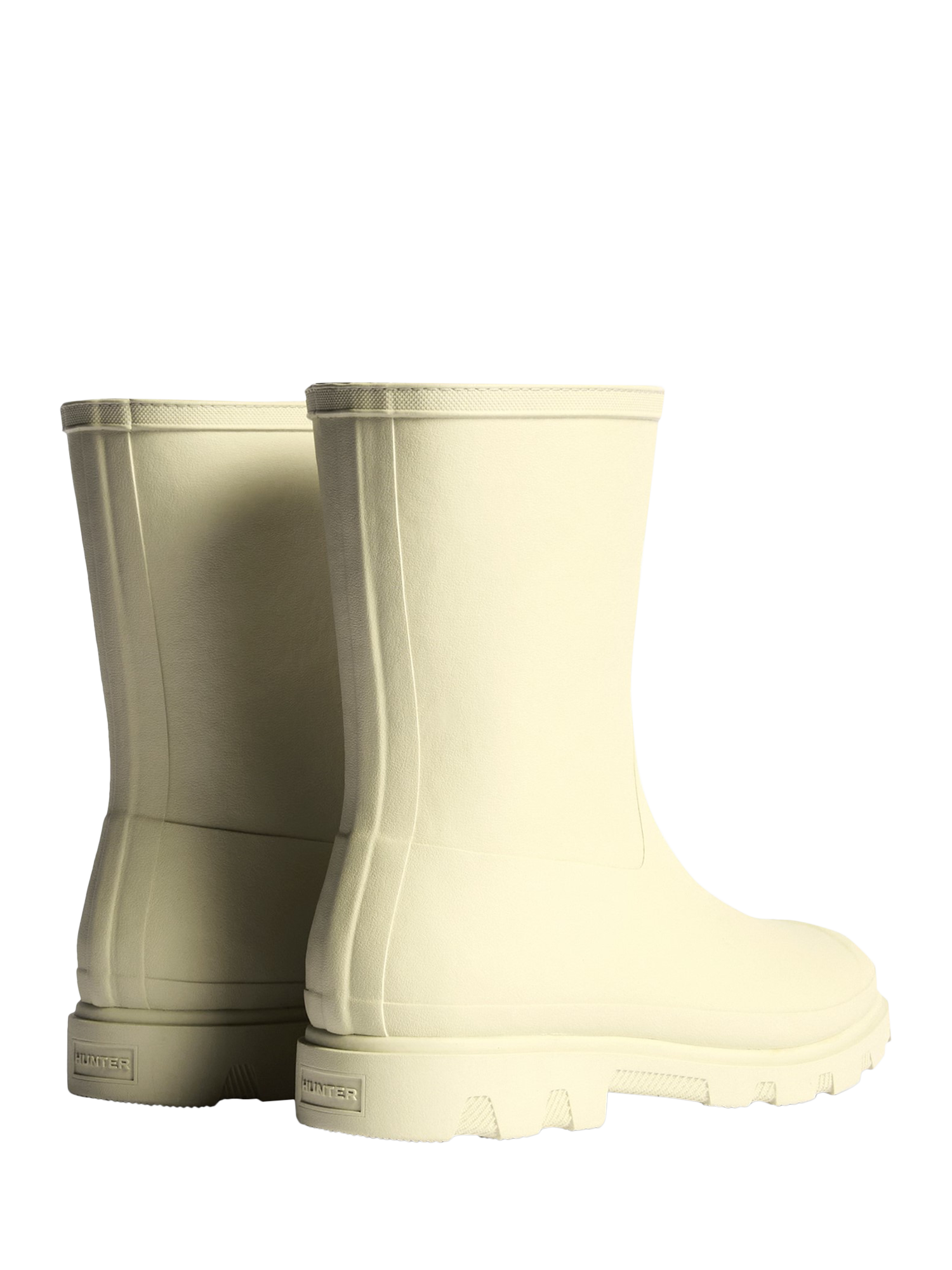 Product image 3 of 4, which shows Hunter Downpour Short Wellington Boots, Gravel, 4