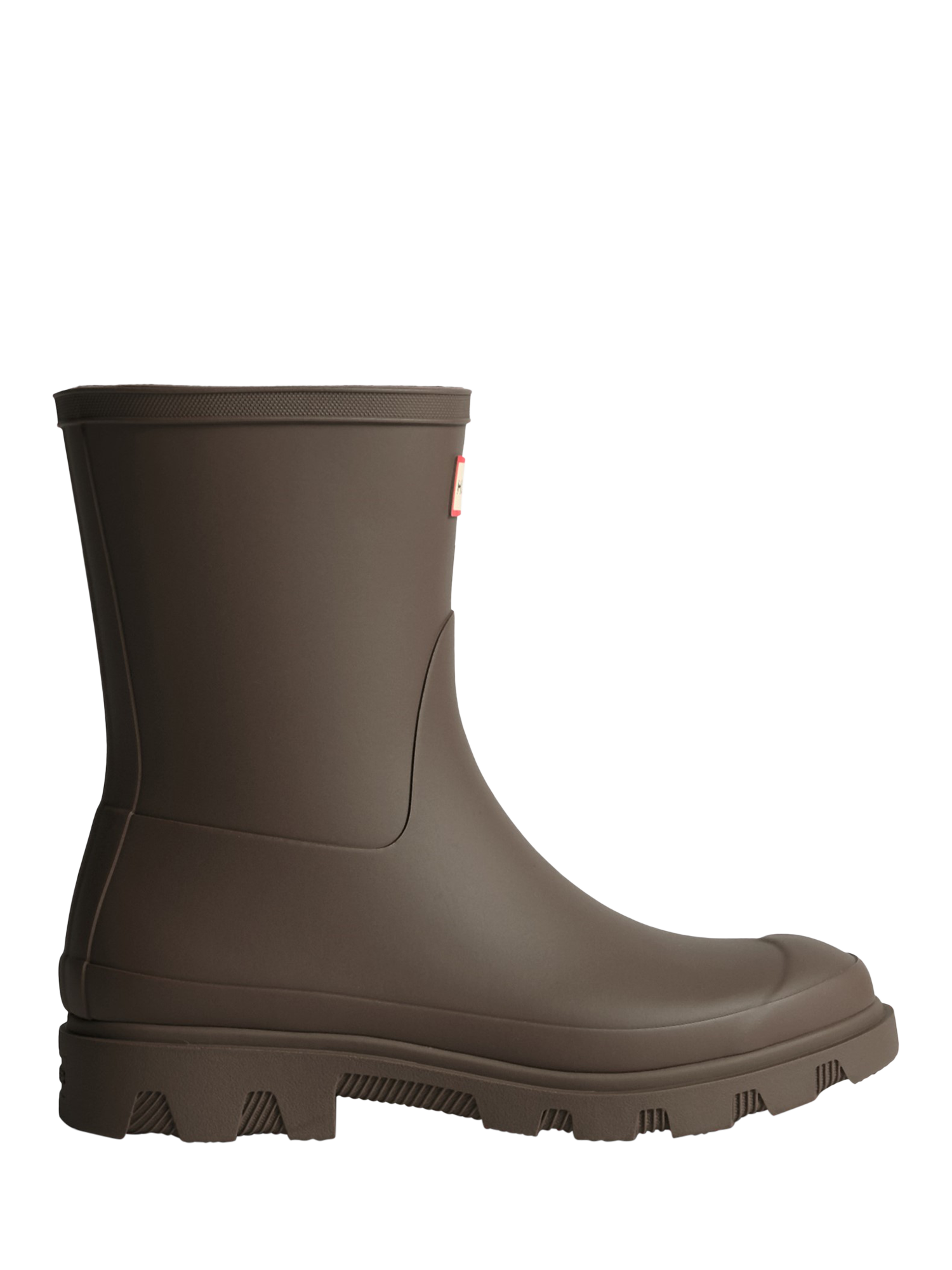 Hunter Downpour Insulated Short Wellington Boots, Chocolate Brown