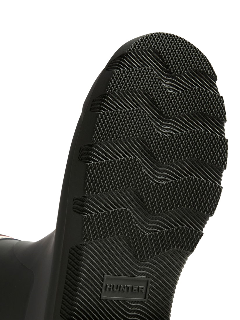 Product image 4 of 4, which shows Hunter Downpour Waterproof Short Wellington Boots, Dark Olive, 4