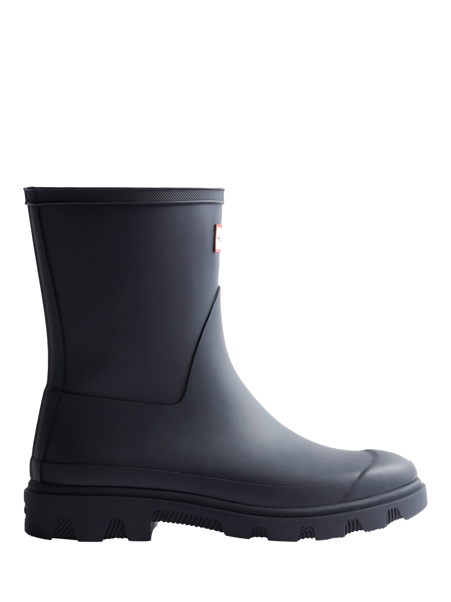 Product image 1 of 4, which shows Hunter Downpour Waterproof Short Wellington Boots, Hunter Navy, 4