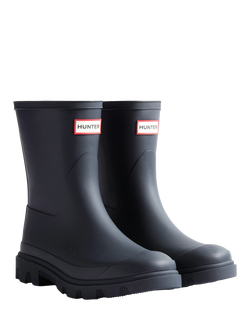 Hunter Downpour Waterproof Short Wellington Boots - view 2, Hunter Navy