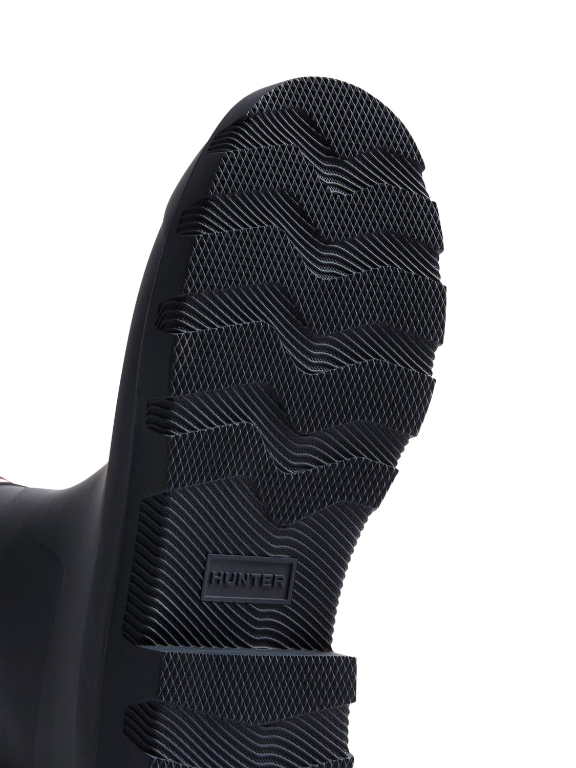 Product image 4 of 4, which shows Hunter Downpour Waterproof Short Wellington Boots, Hunter Navy, 4