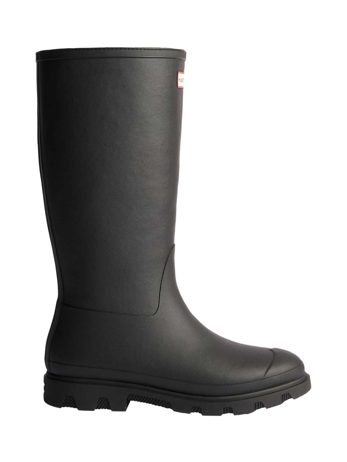 Product image 1 of 4, which shows Hunter Downpour Tall Insulated Rubber Wellington Boot , Black, 4