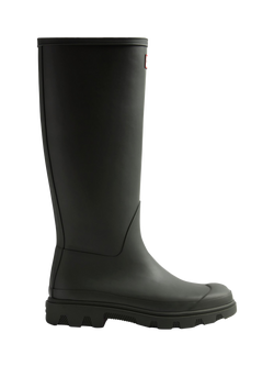 Hunter Downpour Waterproof Wellington Boots, Dark Olive, Dark Olive