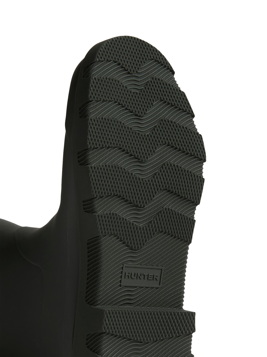 Product image 4 of 4, which shows Hunter Downpour Waterproof Wellington Boots, Dark Olive, 4