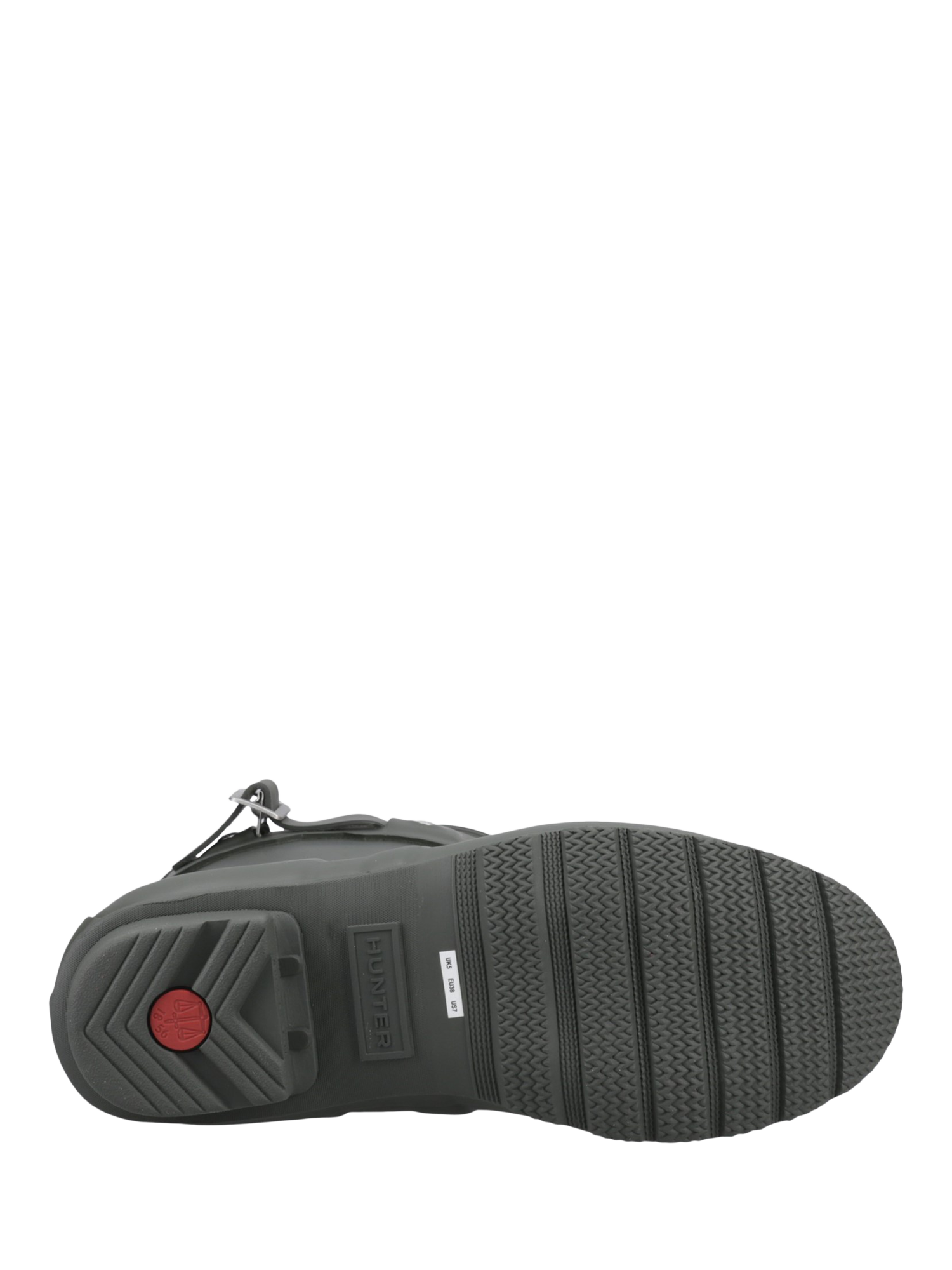 Product image 4 of 4, which shows Hunter Original Short Waterproof Wellington Boots, Dark Olive, 4