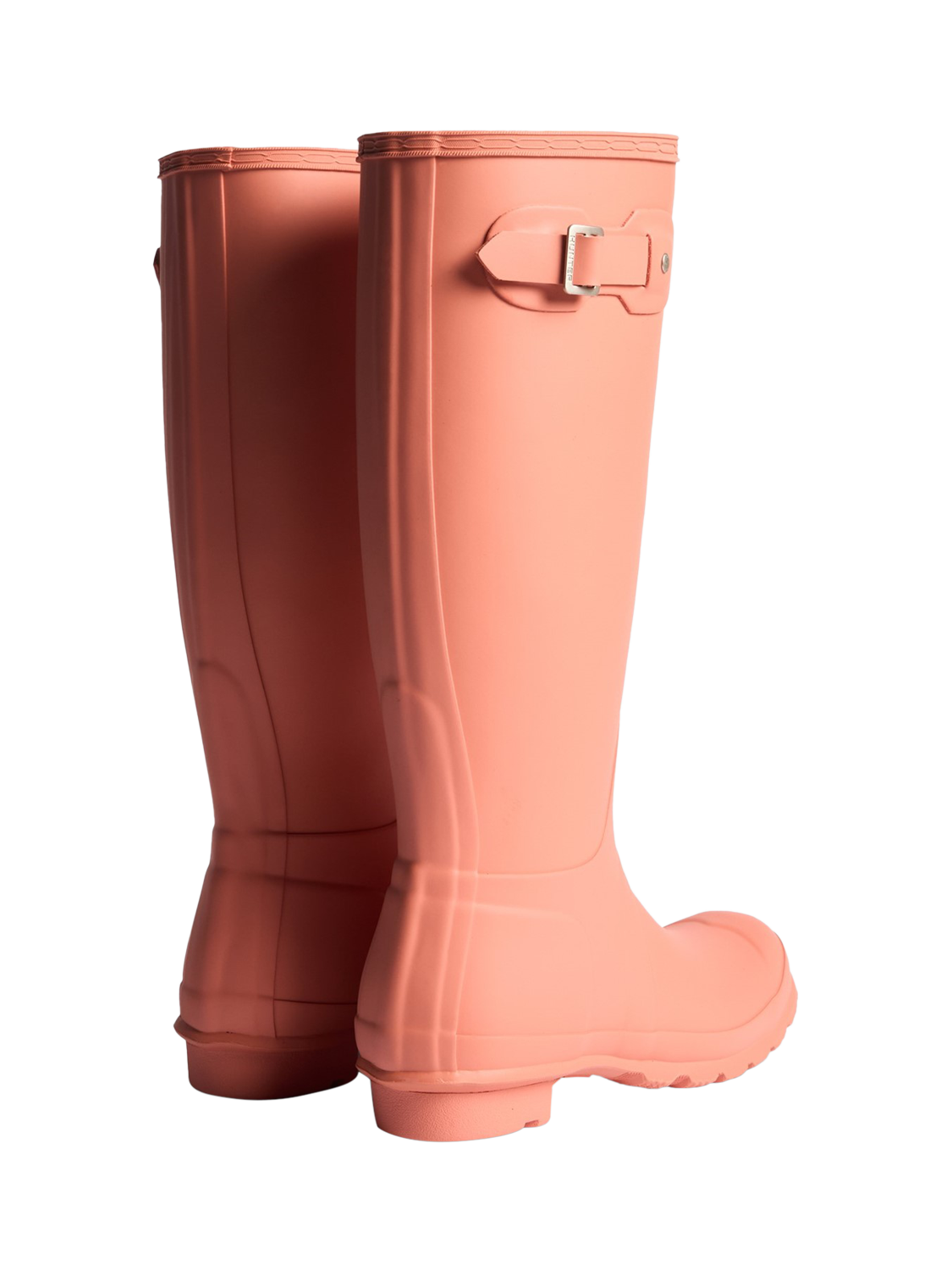 Product image 3 of 4, which shows Hunter Original Waterproof Wellington Boots, Terracotta, 3