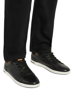 Dune London Tezzy Weave Wide Fit Trainers - view 2, Black