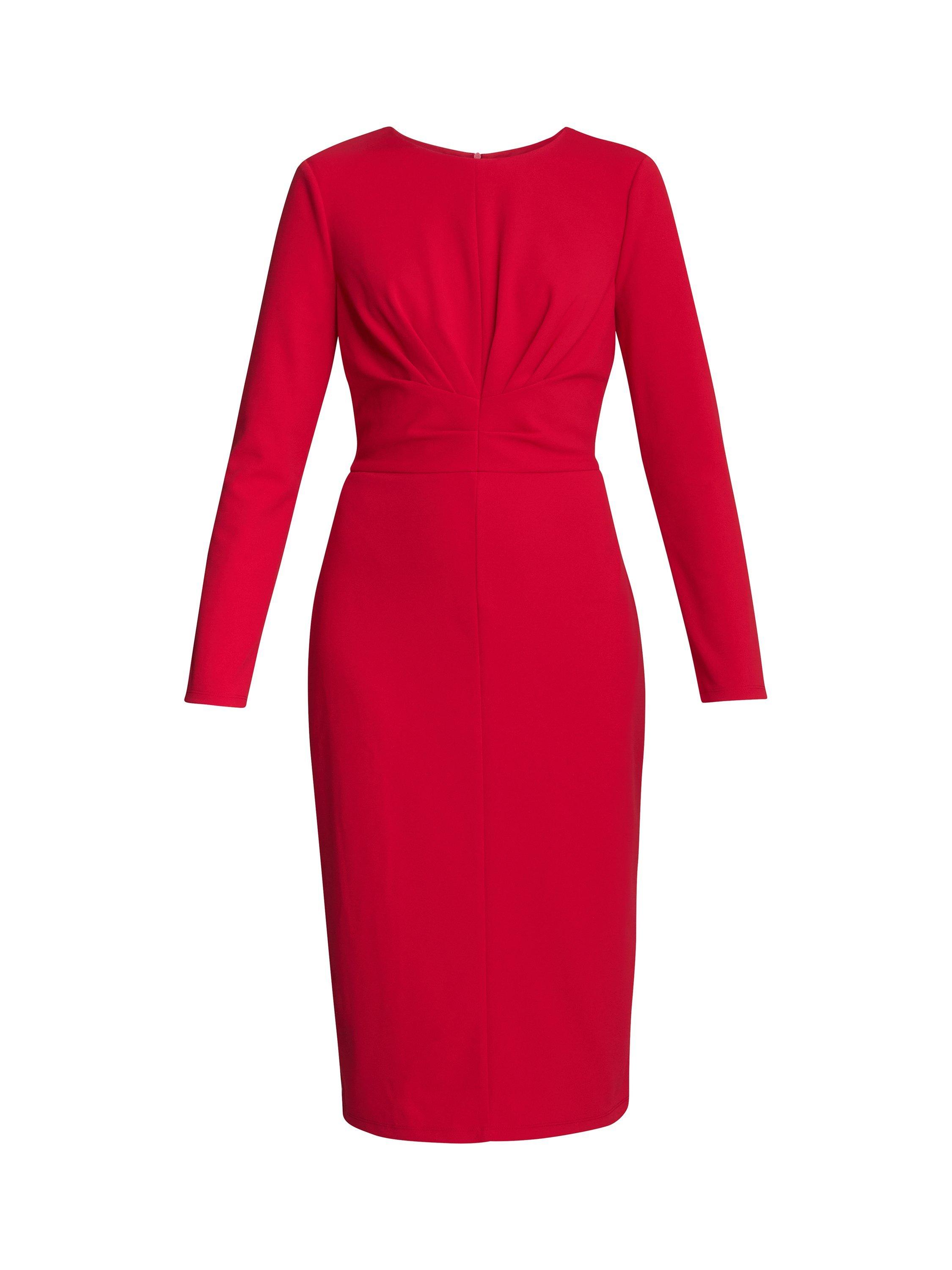 Product image 4 of 5, which shows Gina Bacconi Belle Dress, Red, 8