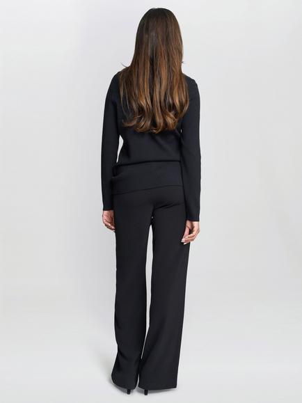 Gina Bacconi Georgie Knit Jumper, Black - view 2, Black