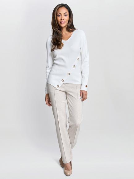 Gina Bacconi Alberta Tailored Trouser, Caramel