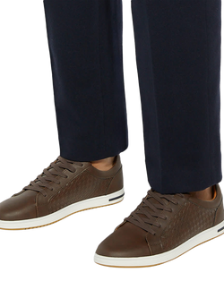 Dune London Tezzy Weave Wide Fit Trainers - view 2, Brown
