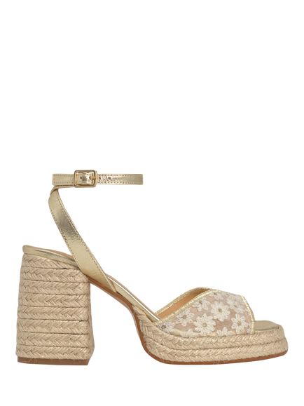 Castañer Vals Floral Platform Sandals, Blush/Multi, Blush/Multi