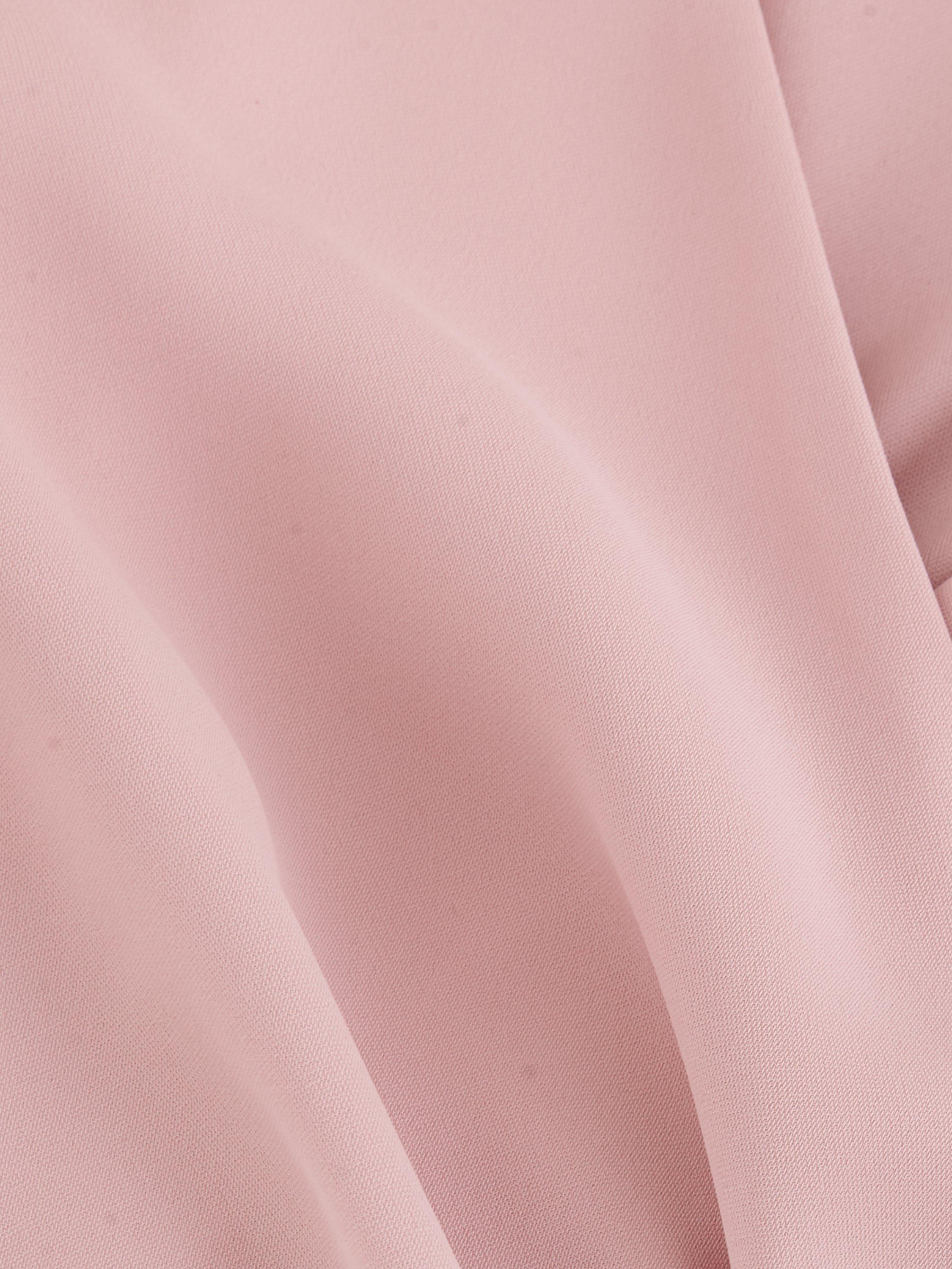 Product image 6 of 9, which shows Phase Eight Julissa Ruffle Wrap Dress, Pale Pink, 6