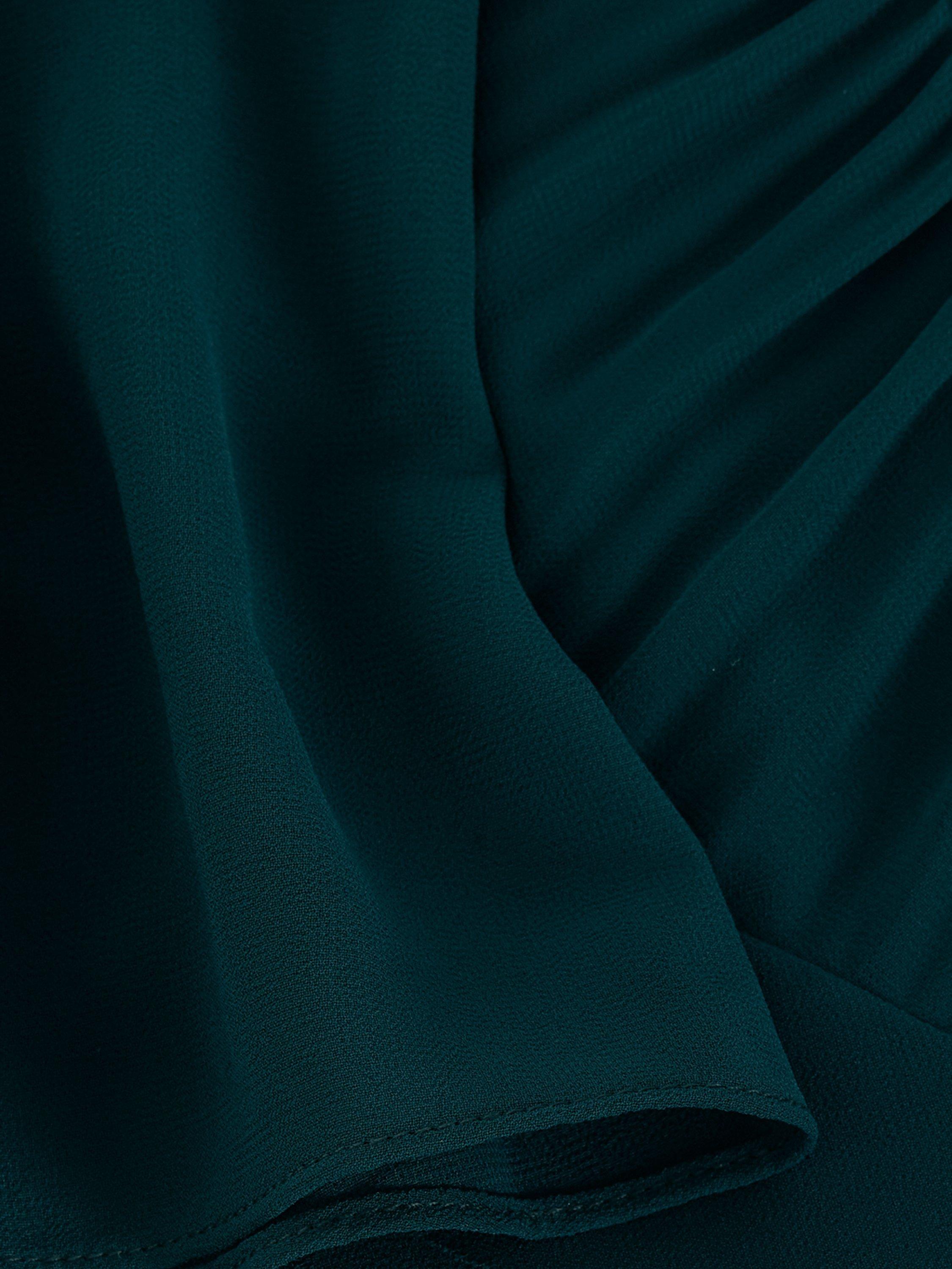 Product image 6 of 7, which shows Phase Eight Fallon Tiered Mini Dress, Teal, 6
