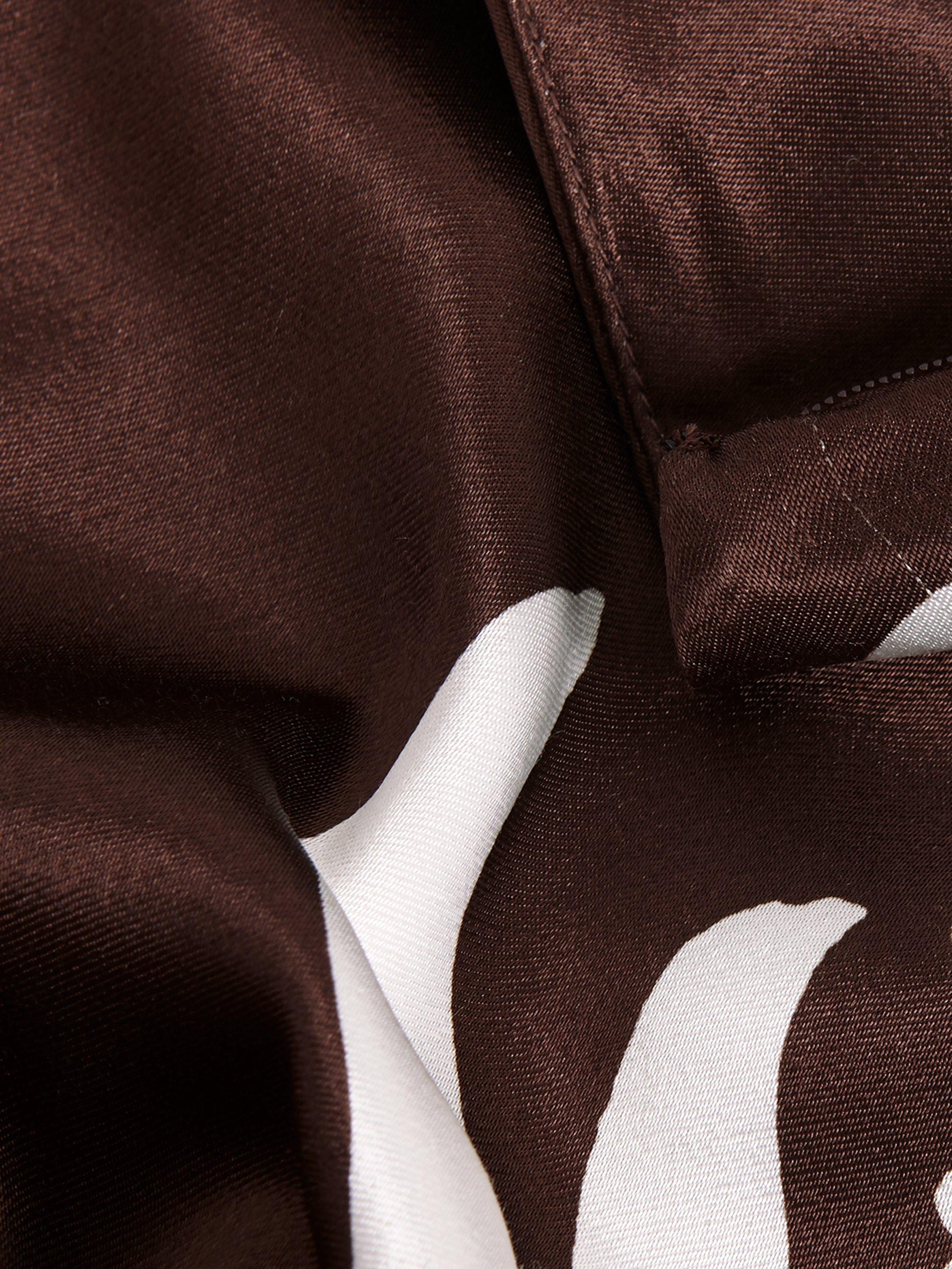 Product image 6 of 8, which shows Phase Eight Hattie Floral Satin Skirt, Brown, 8