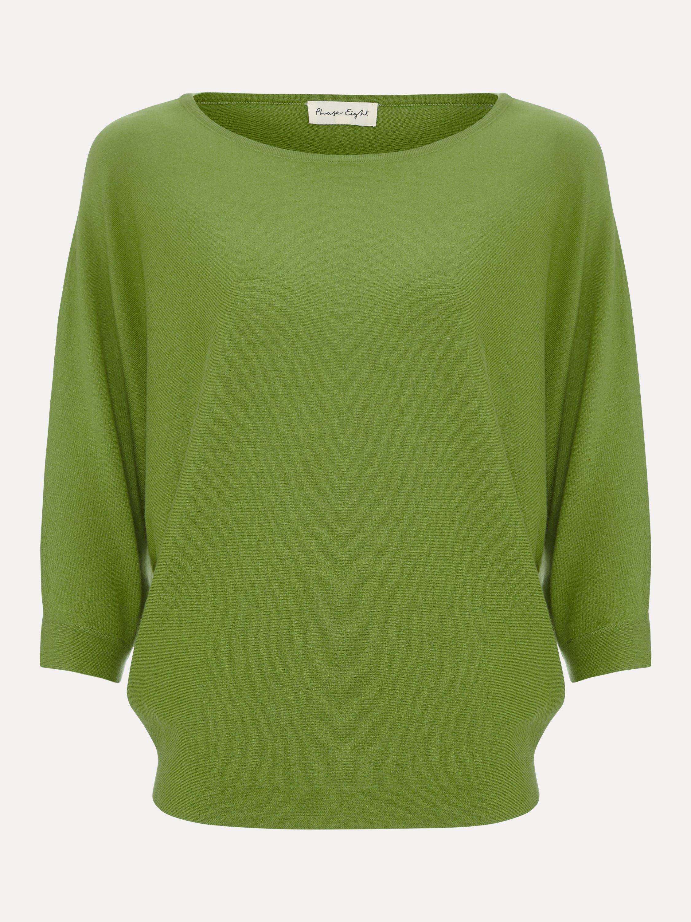 Product image 5 of 8, which shows Phase Eight Cristine Knit Jumper, Bright Green, S