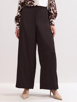 Phase Eight Beccy Satin Trousers, Brown, Brown
