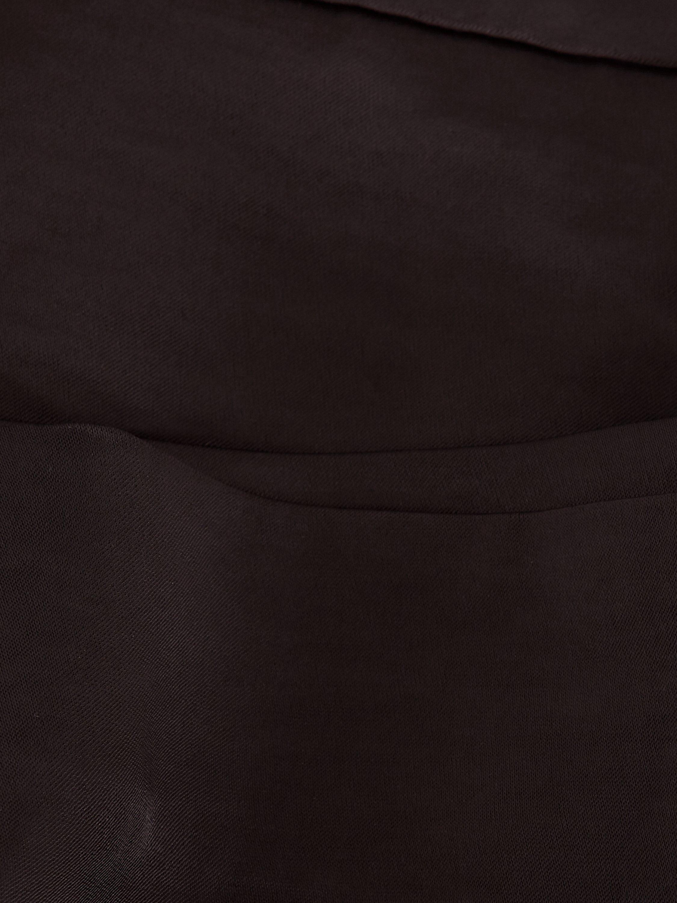 Product image 6 of 7, which shows Phase Eight Beccy Satin Trousers, Brown, 18