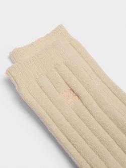 Sweaty Betty Cosy Lounge Socks, Buttermilk Beige - view 2, Buttermilk Beige