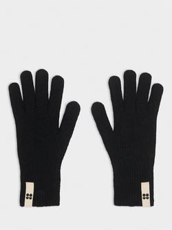 Sweaty Betty Soft Cloud Knitted Gloves, Black, Black