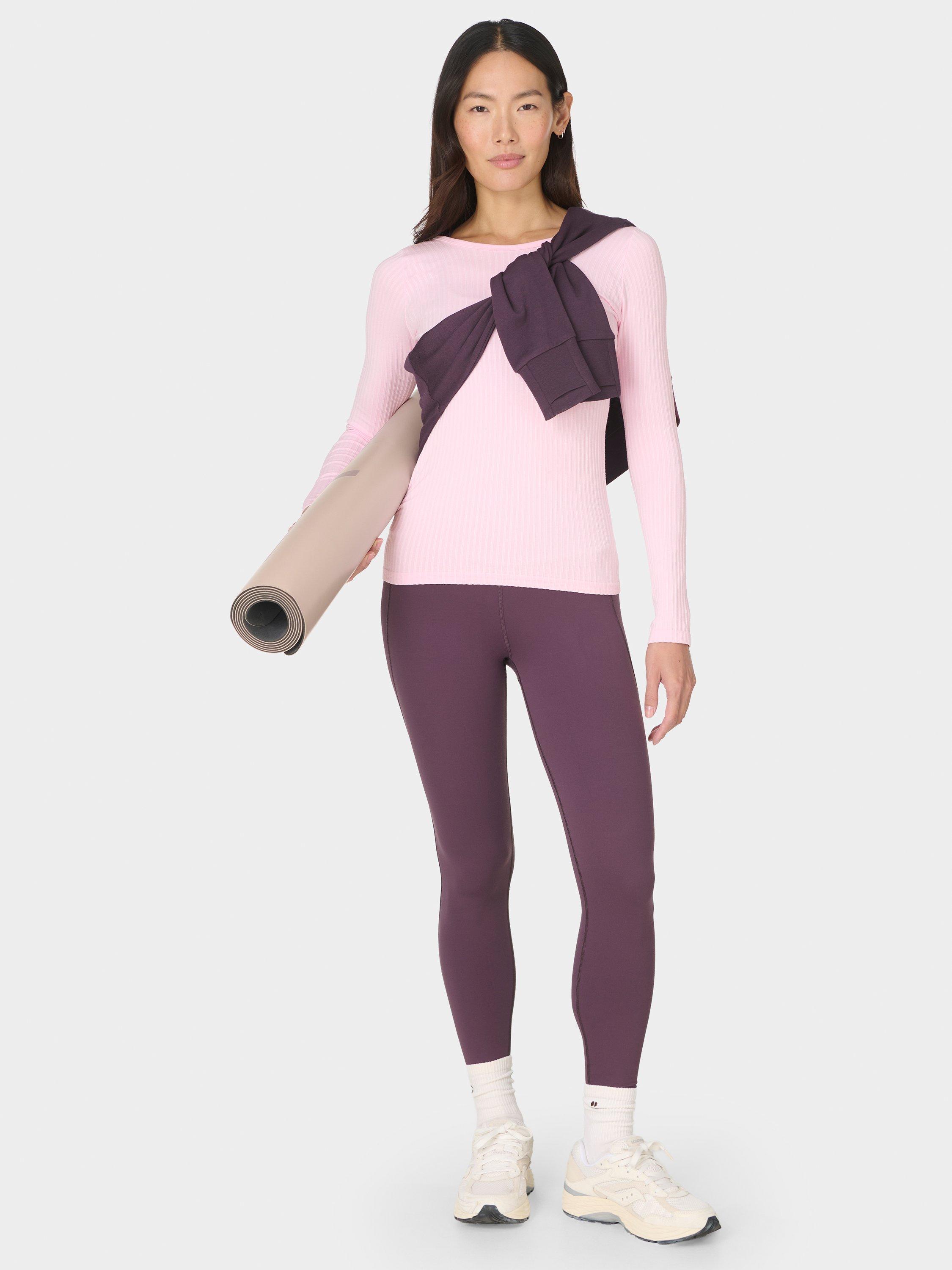 Product image 2 of 8, which shows Sweaty Betty Ultimate Studio Leggings, Neptune Purple, XS