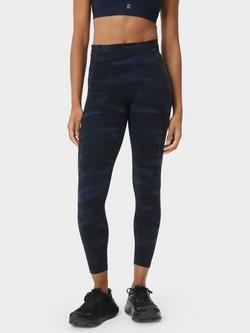 Sweaty Betty Runners High Running 7/8 Leggings, Blue/Black, Blue/Black